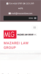 Mobile Screenshot of mazareilaw.com